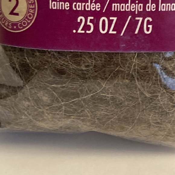 24 Dimensions FeltWorks 100% Wool Roving 0.25oz Pebble Granite Grey Crafts - Picture 5 of 16